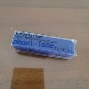 About Face Matte Fluid Eye Paint in No Queen Blues NEW